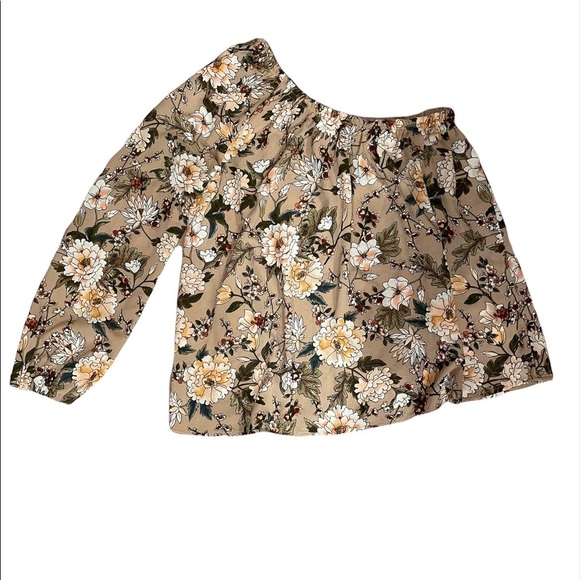 Entro Floral One Sleeved Blouse - Picture 6 of 6